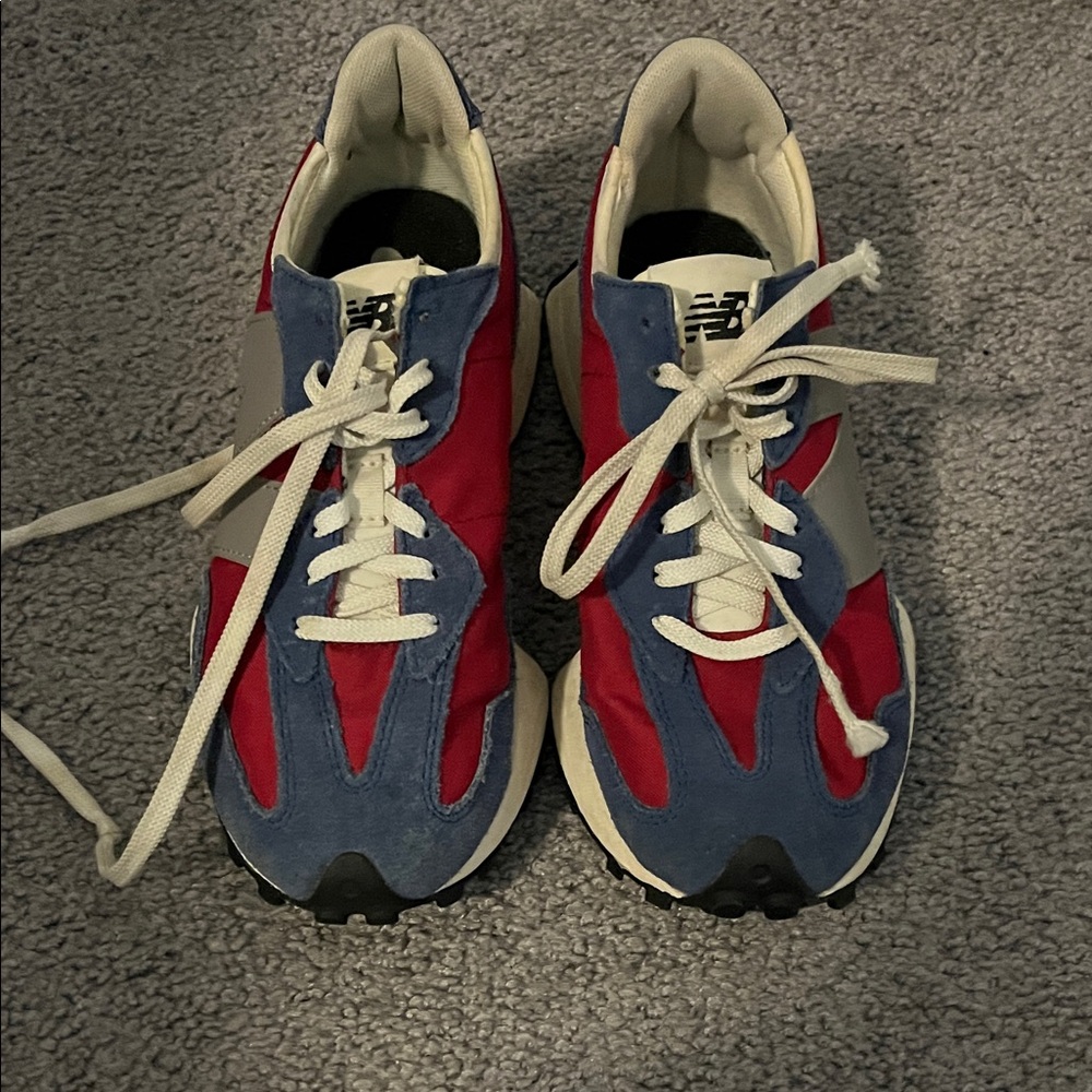 New Balance Red and Blue Athletic Shoes